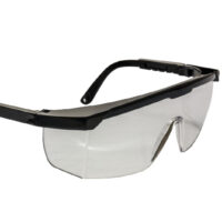 Occhiali di sicurezza con semi-montatura, lenti chiare anti-graffio